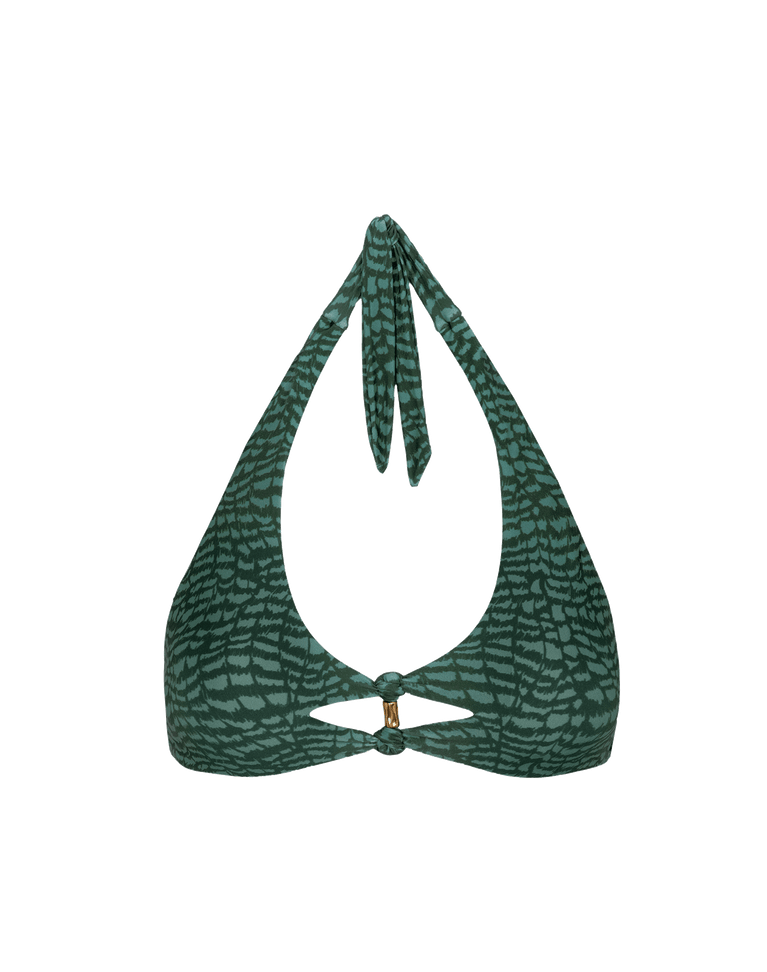 Megan Alanna Top - Serpent Skin Acqua S