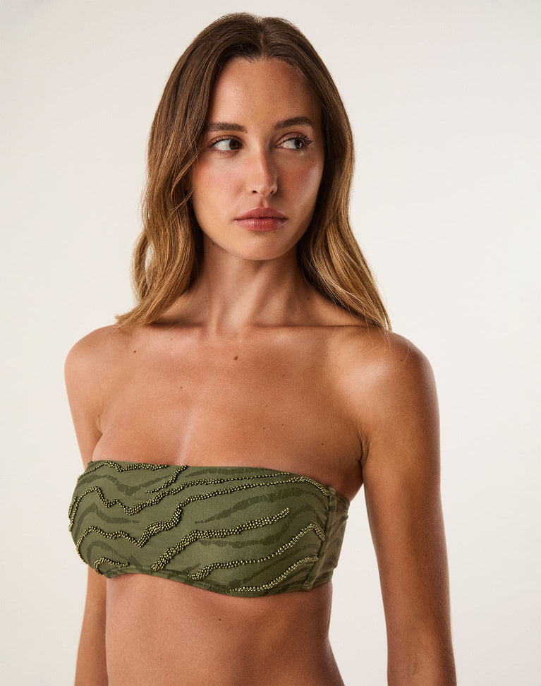 Mina Bandeau Top - Tigress S
