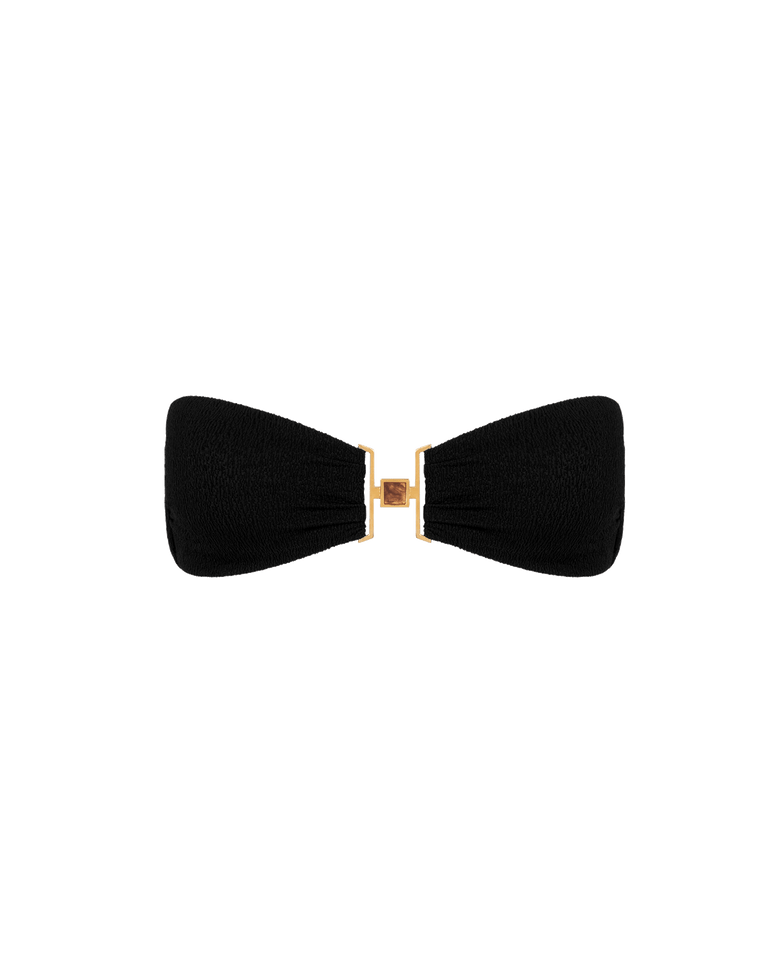 Firenze Brit Bandeau Top - Black S