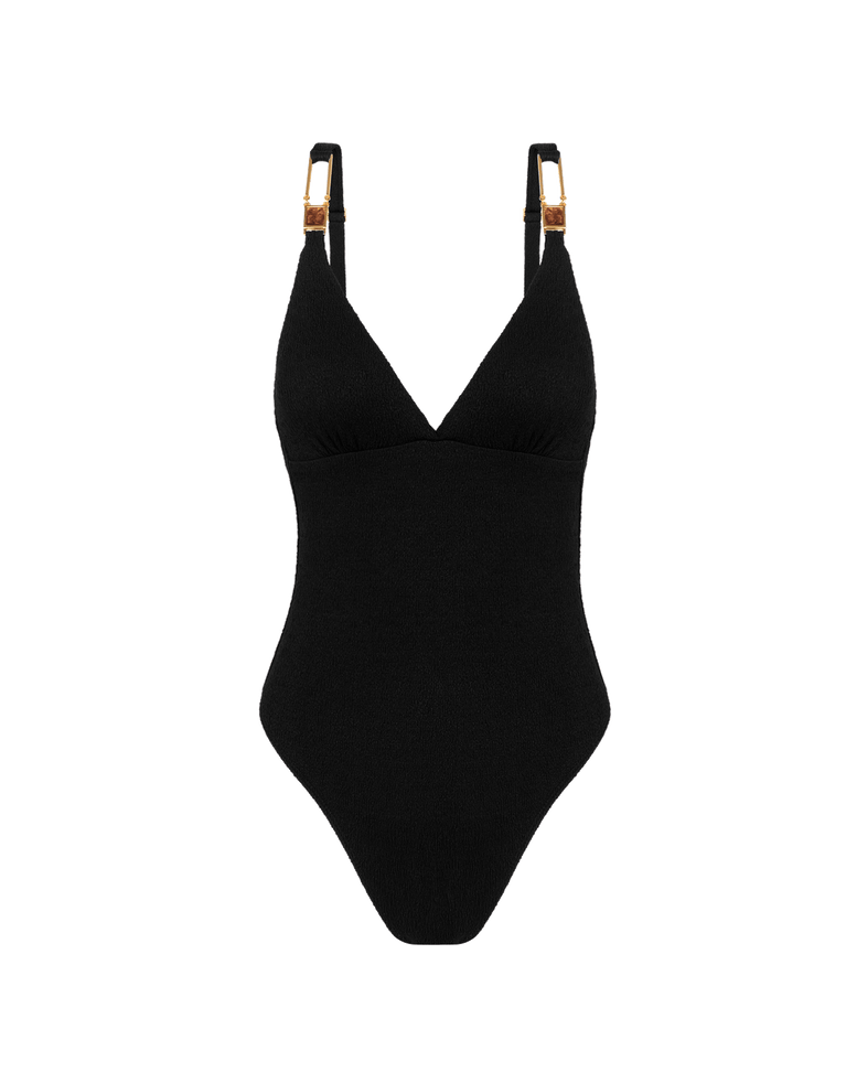 Firenze Brit One Piece - Black Brazilian / XS