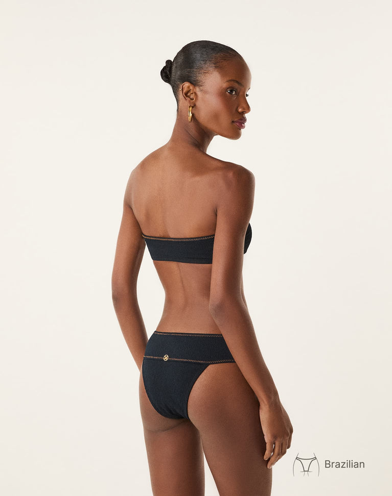Firenze Mia Pala Bottom - Black Brazilian / XS