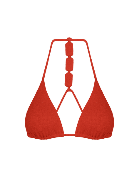 Firenze Alix T Back Tri Top - Spicy Red