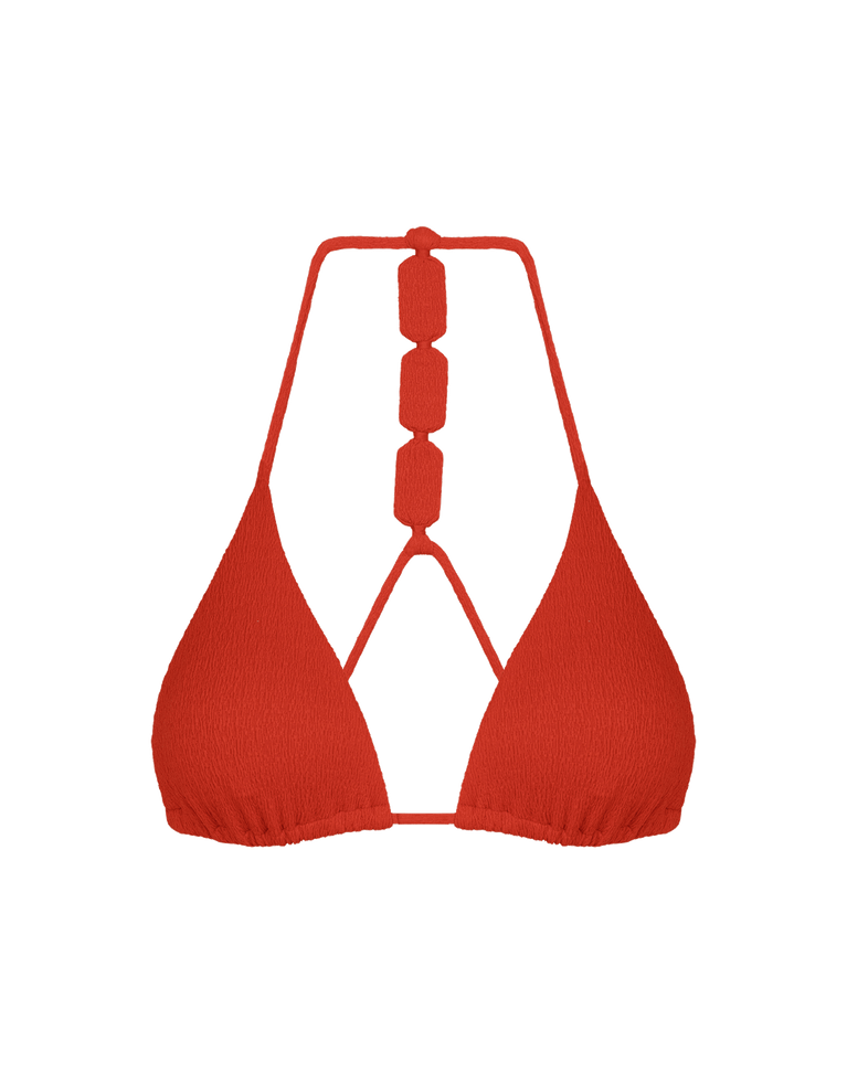 Firenze Alix T Back Tri Top - Spicy Red XS