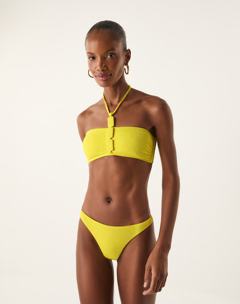 Firenze Alix Bandeau Top - Butter Cup XS