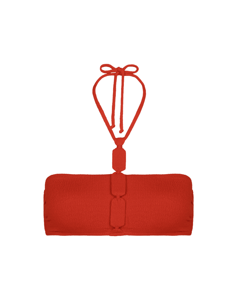 Firenze Alix Bandeau Top - Spicy Red XS