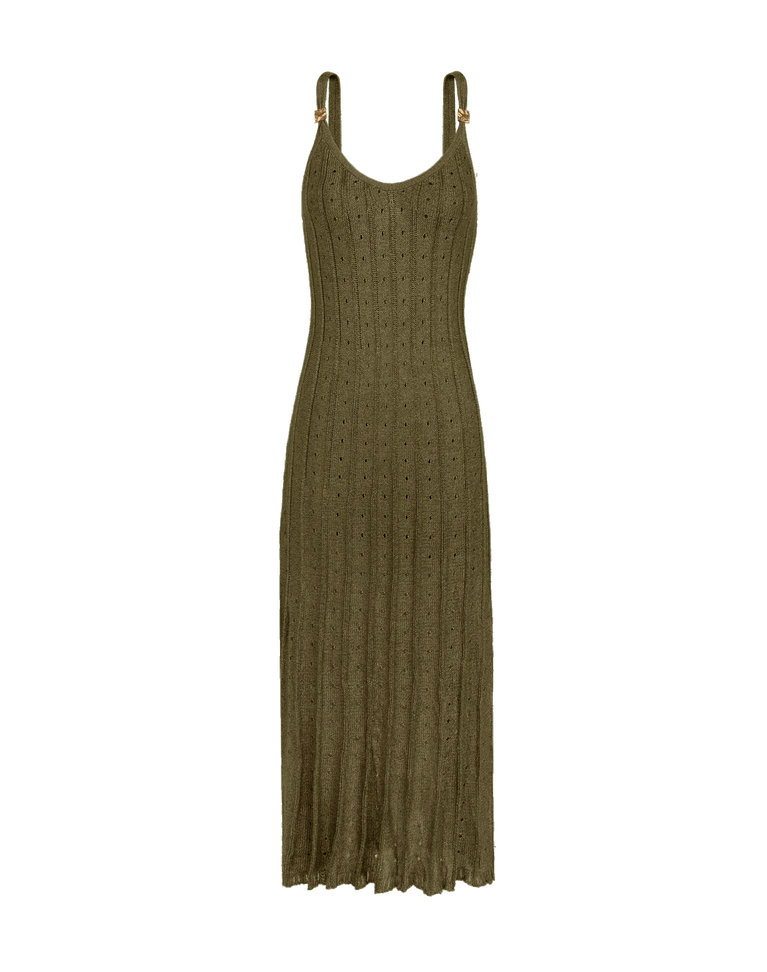 Knit Sarah Long Dress - Fen XS