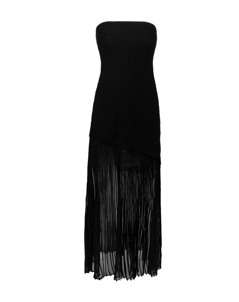 Knit Lucia Long Dress - Black XS
