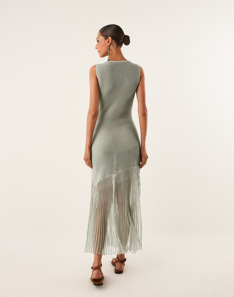 Knit Kenia Long Dress - Nightfall XS
