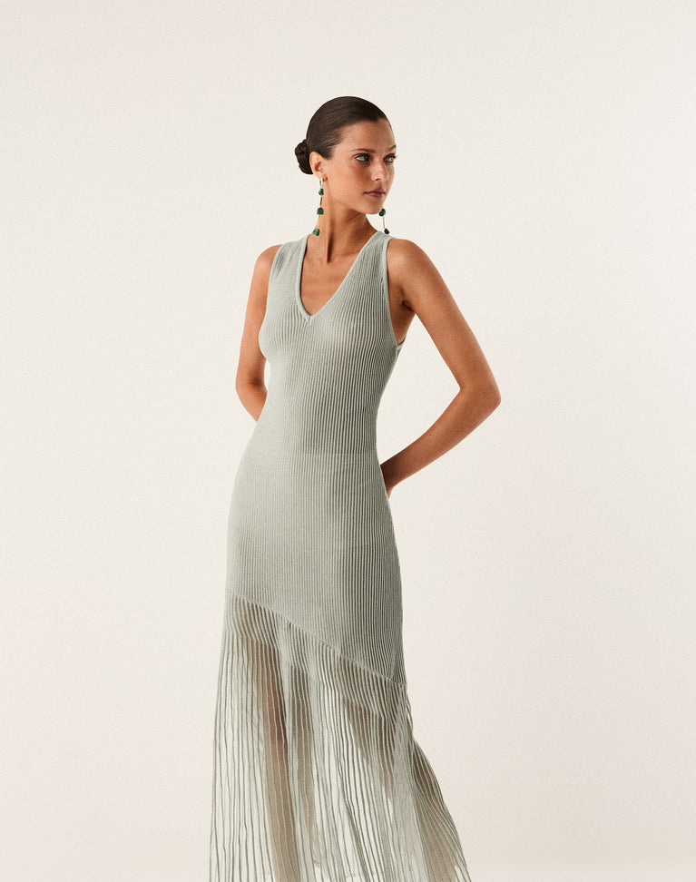 Knit Kenia Long Dress - Nightfall XS