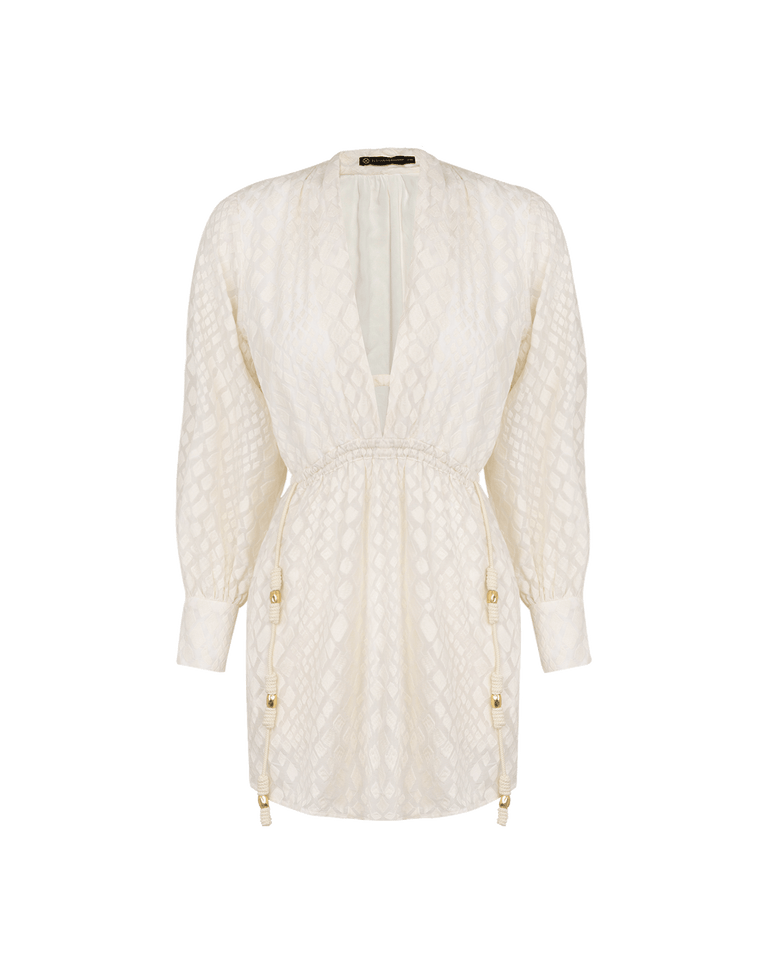 Naya Short Dress - Off White XS