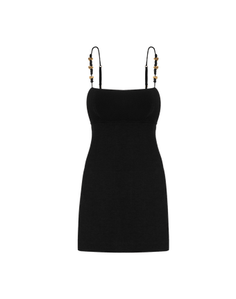 Antonie Short Dress - Black