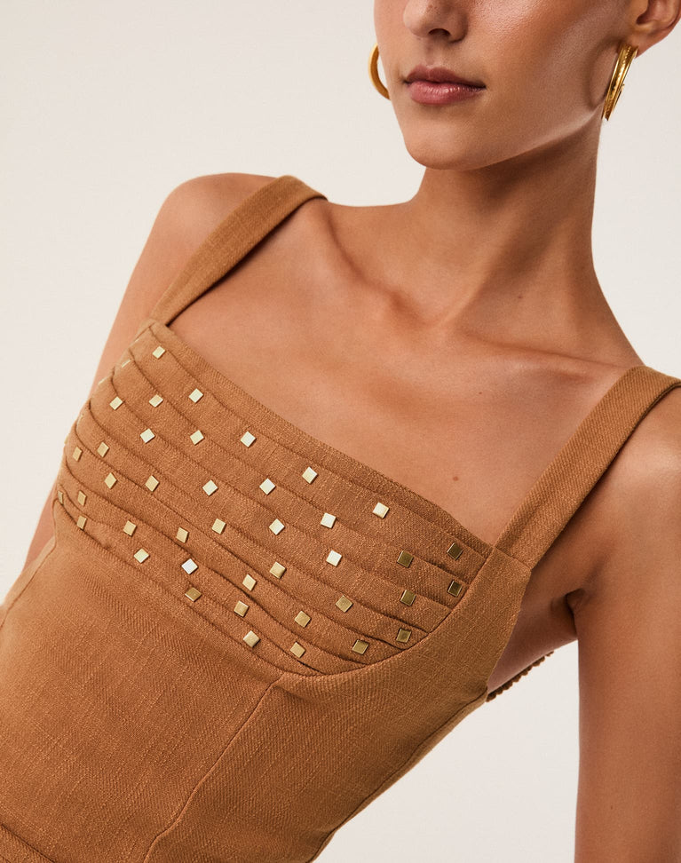 Cleo Top - Clay XS