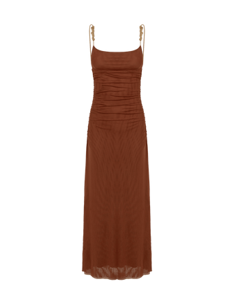 Rumi Long Dress - Camel