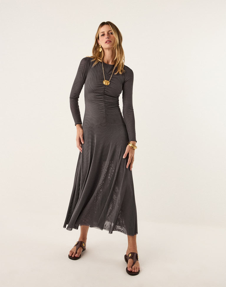 Susana Midi Dress - Earthline XS