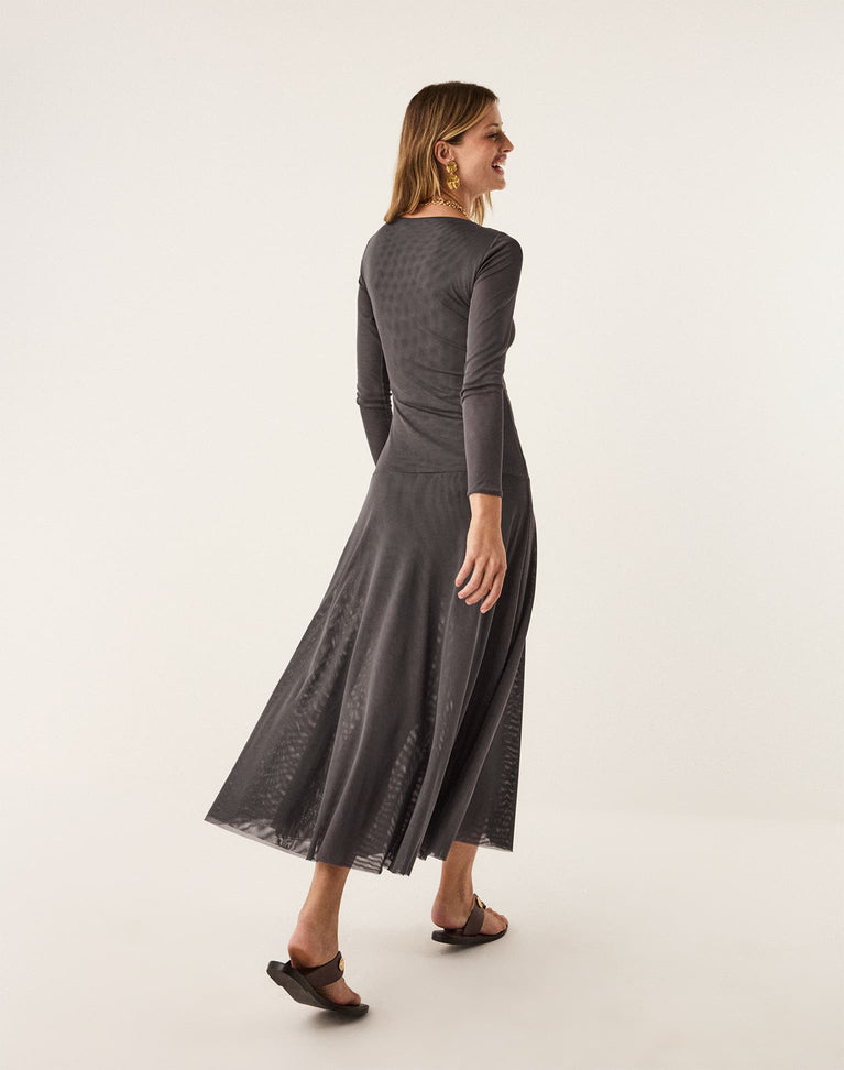 Susana Midi Dress - Earthline XS