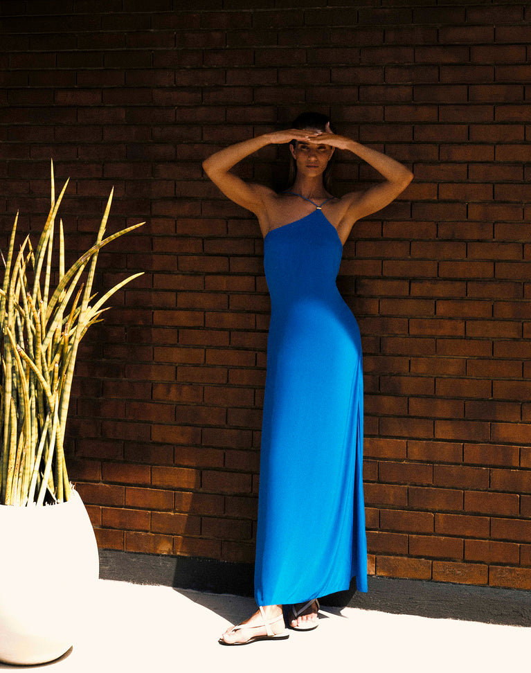 Tati Long Dress - Tidal Wave