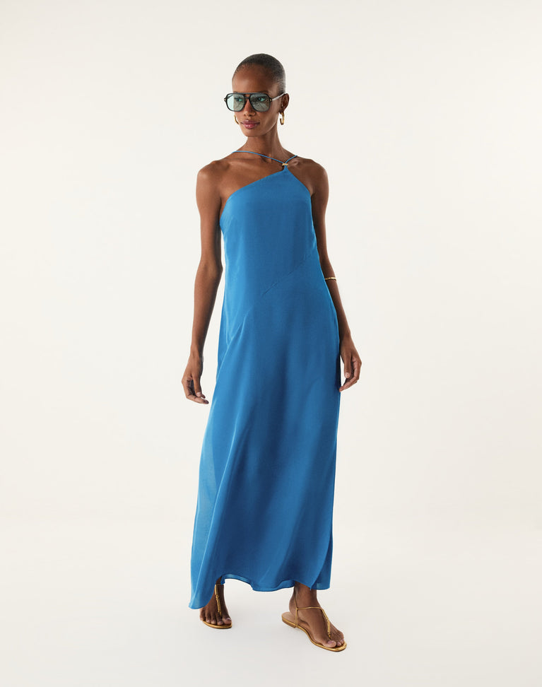 Tati Long Dress - Tidal Wave XS