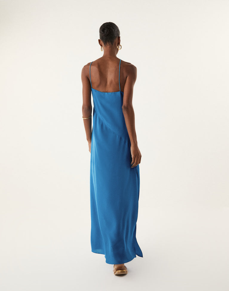 Tati Long Dress - Tidal Wave XS