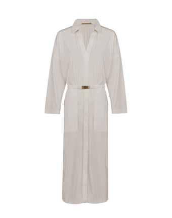 ViX Women's Jamie Long Shirt Dress - Off White