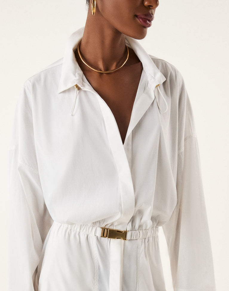Jamie Trench Coat - Off White XS