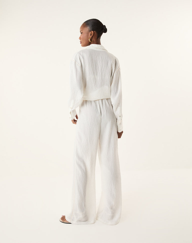 Bailey Long Sleeve Shirt - Off White XS