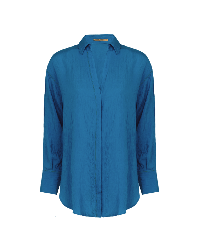 Bailey Long Sleeve Shirt - Tidal Wave XS