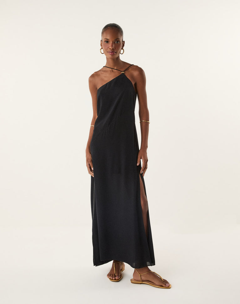 Tati Long Dress - Black XS