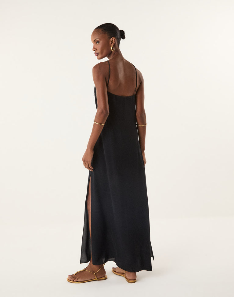 Tati Long Dress - Black XS