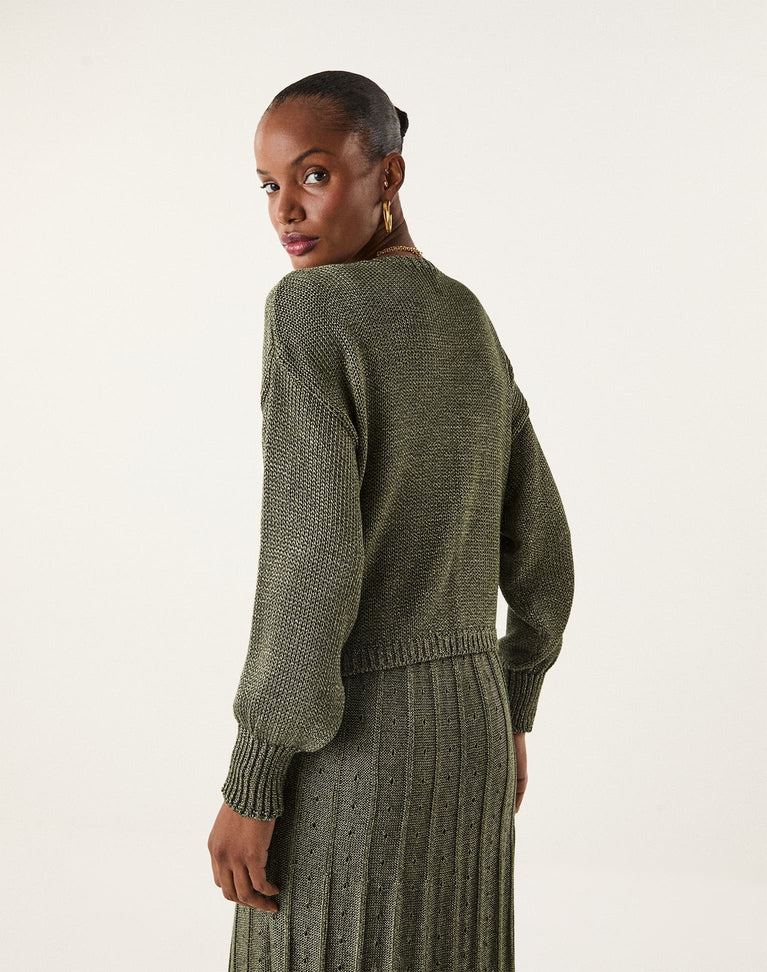 Knit Abby Cardigan - Fen XS