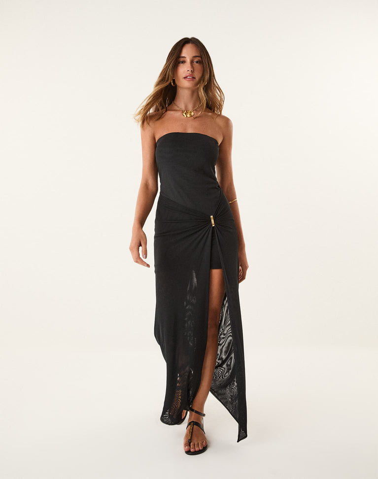 Sunny Long Dress - Black XS