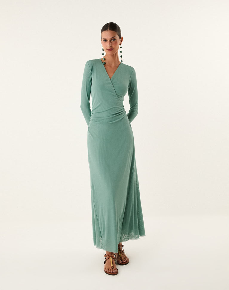 Ruama Long Sleeve Dress - Harvest XS