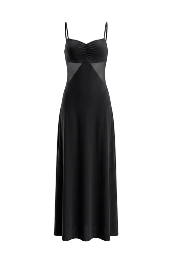 Anne Midi Dress - Black
