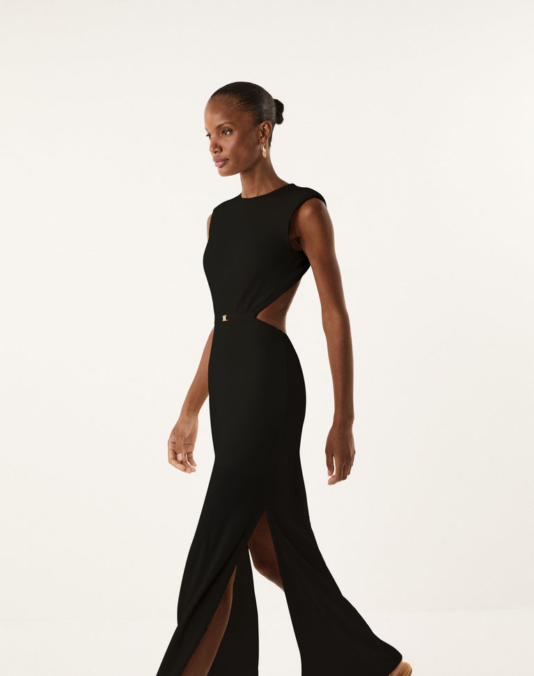 ワンピース apolina Carey Dress 2-3Y Carrie Long Dress - Black