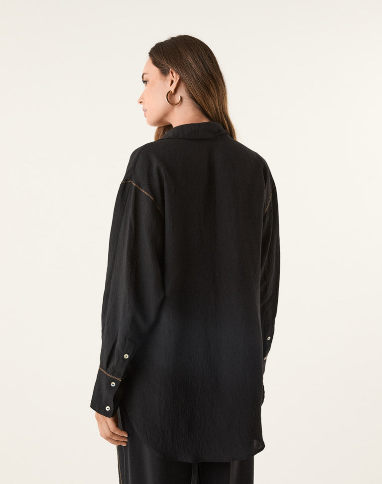 Bailey Long Sleeve Shirt - Black