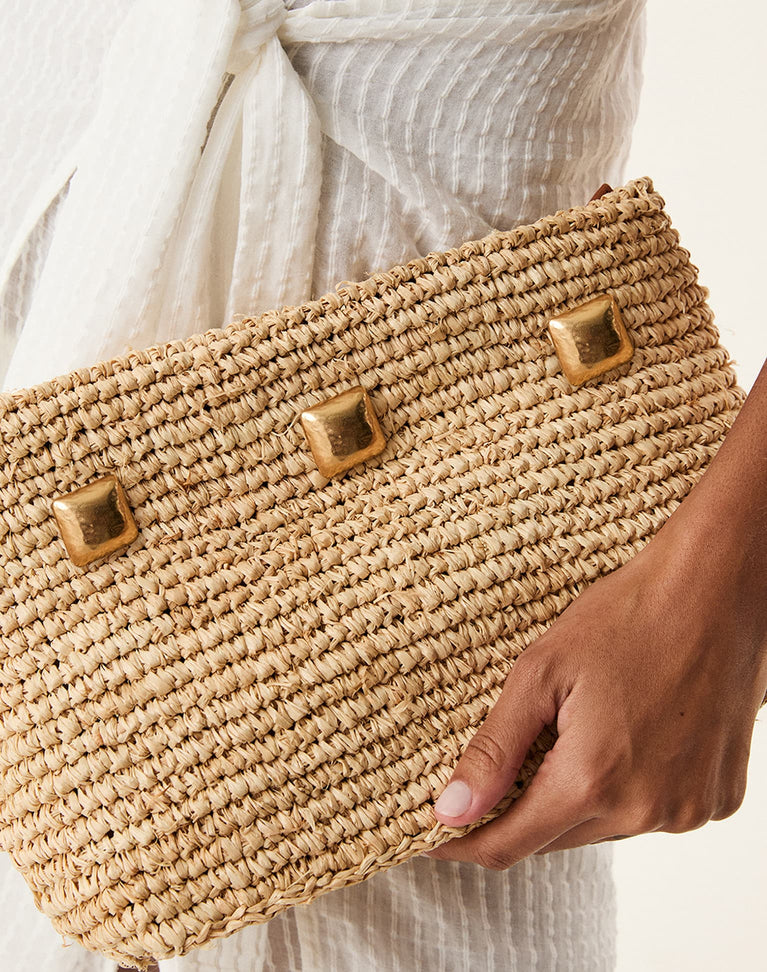 Aline Necessaire - Natural O/S