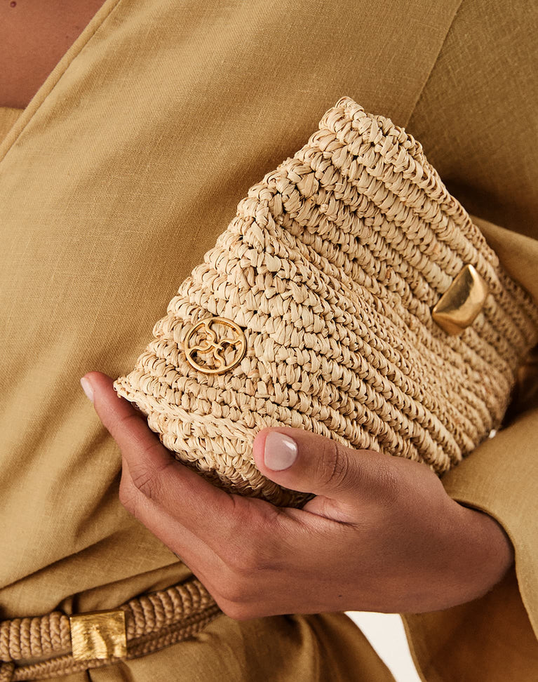 Aline Mini Necessaire - Natural O/S
