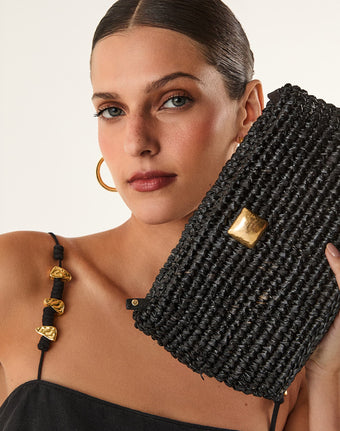 Aline Mini Necessaire - Black