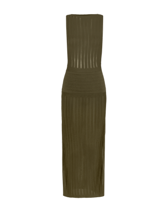 Knit Estela Long Cover Up - Fen