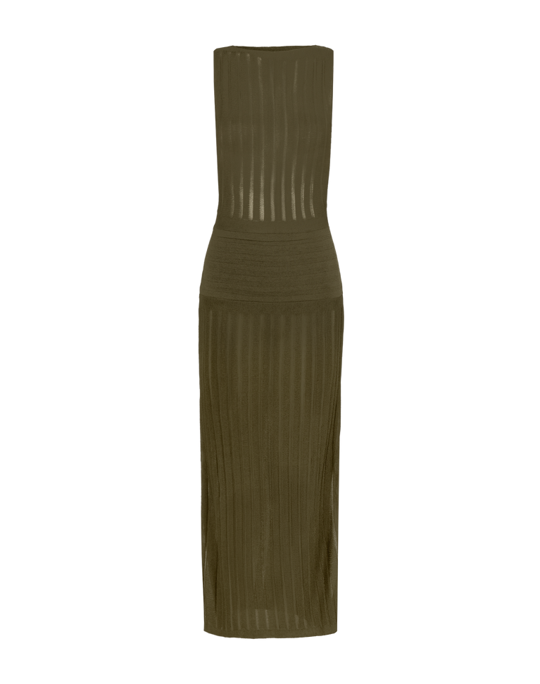 Knit Estela Long Cover Up - Fen