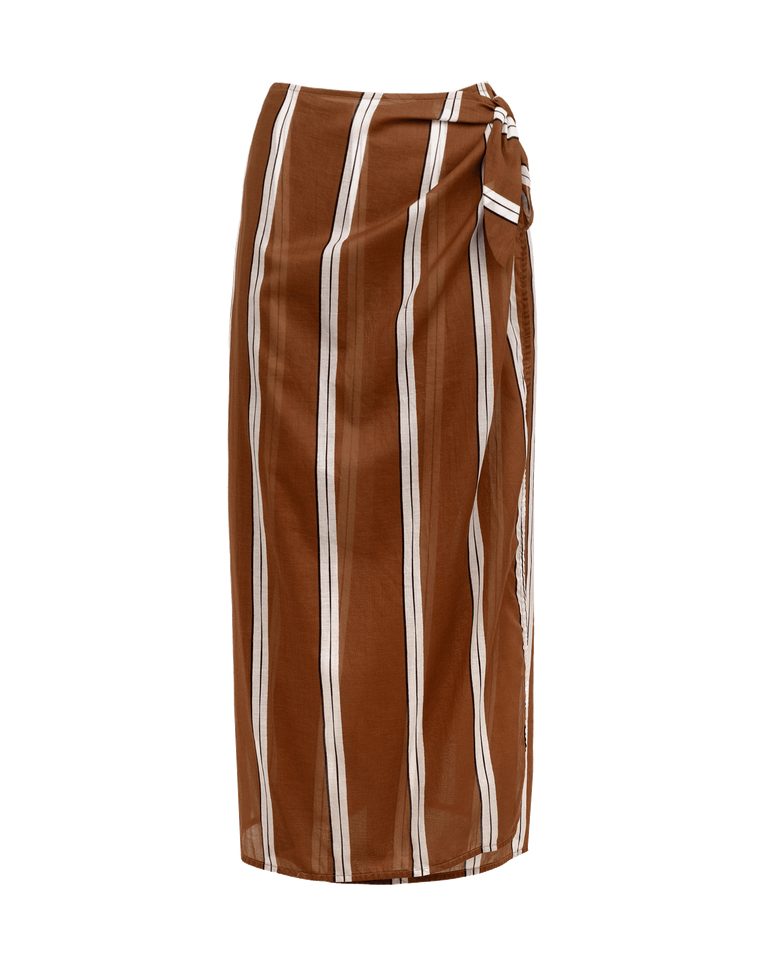 Flora Midi Pareo - Coast Stripe XS