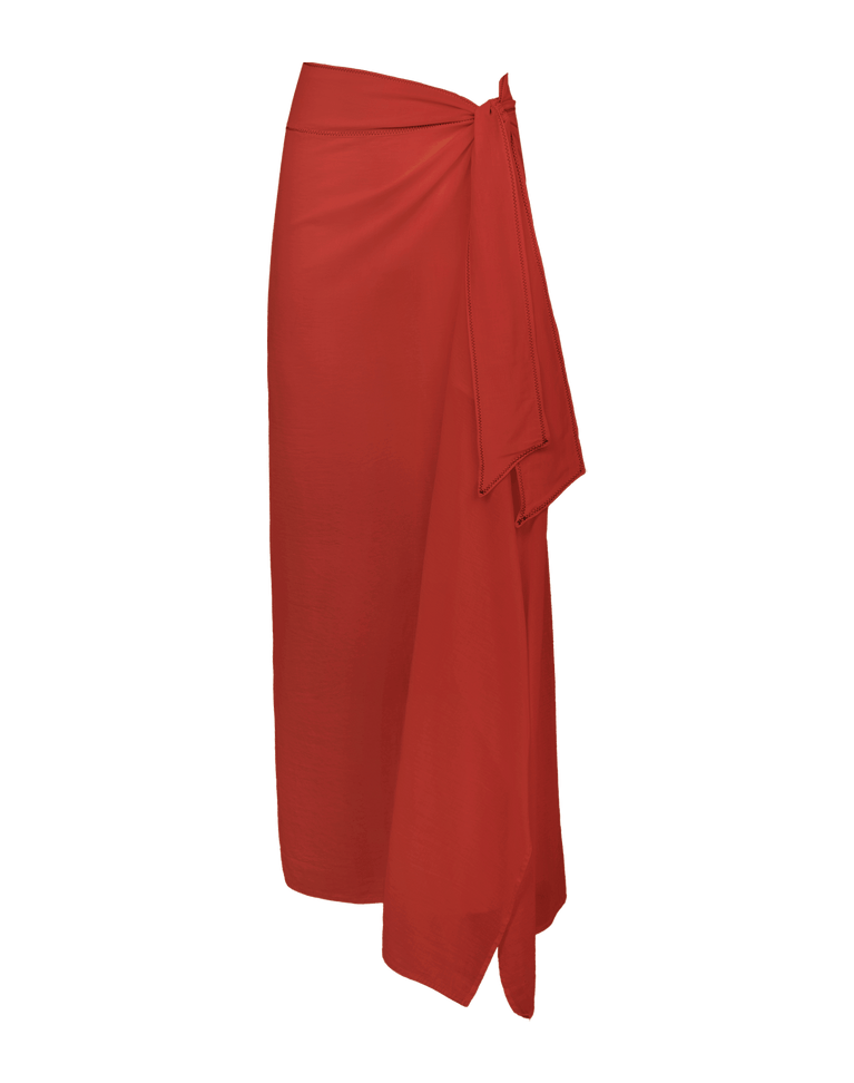 Paloma Midi Skirt - Spicy Red XS