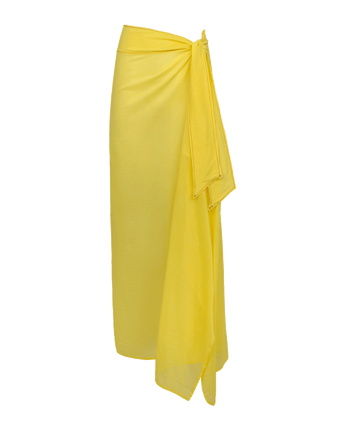 Paloma Midi Skirt - Butter Cup