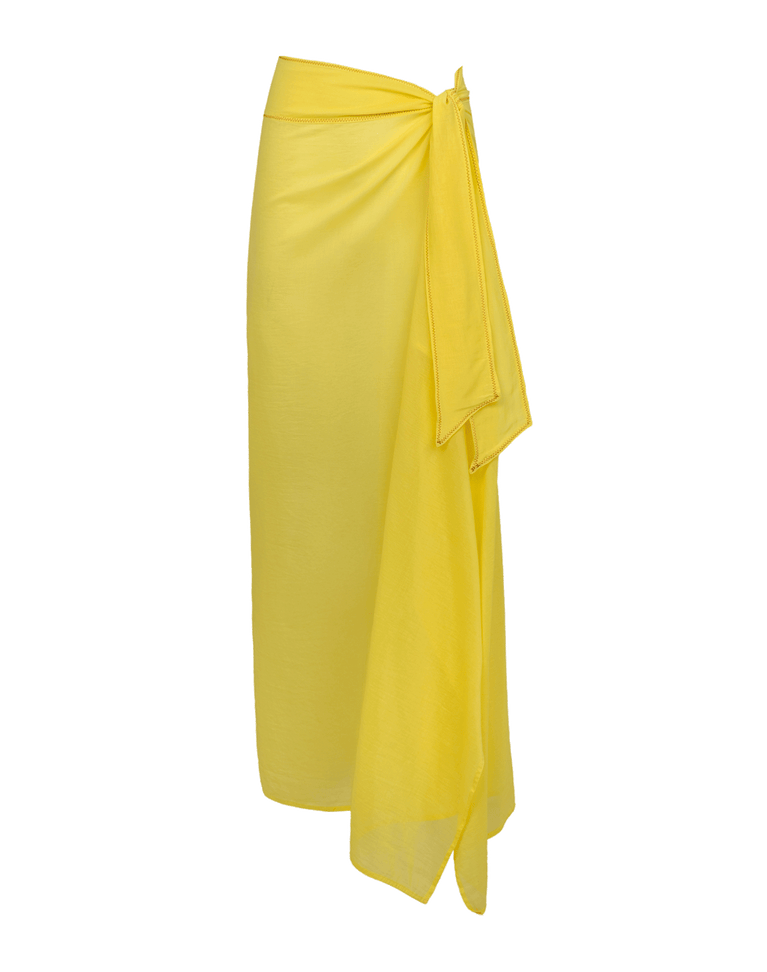 Paloma Midi Skirt - Butter Cup XS