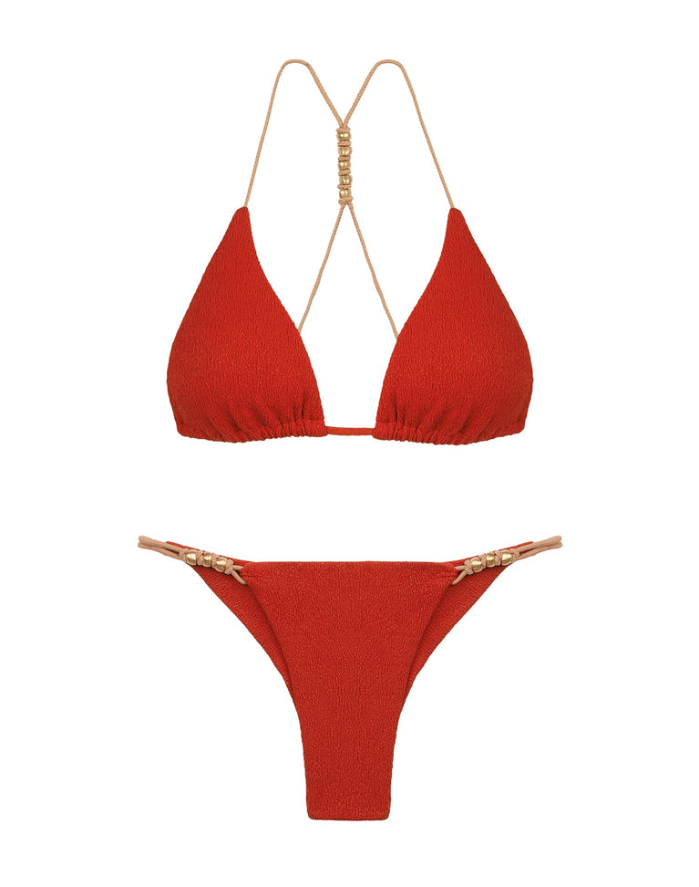 Firenze Paige T Back Tri Top - Ruby