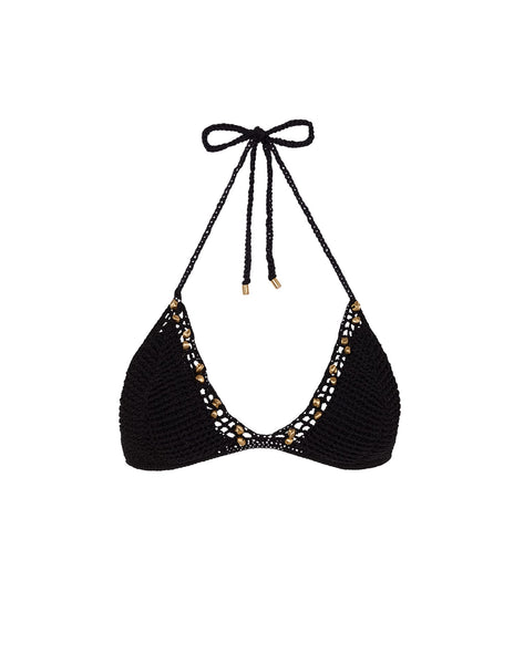 Knit Drew Tri Top (Exchange Only) - Black