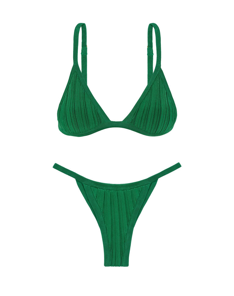 Knit Riley Tri Top - Meadow S