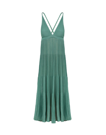Knit Katia Long Dress (Exchange Only) - Seaglass