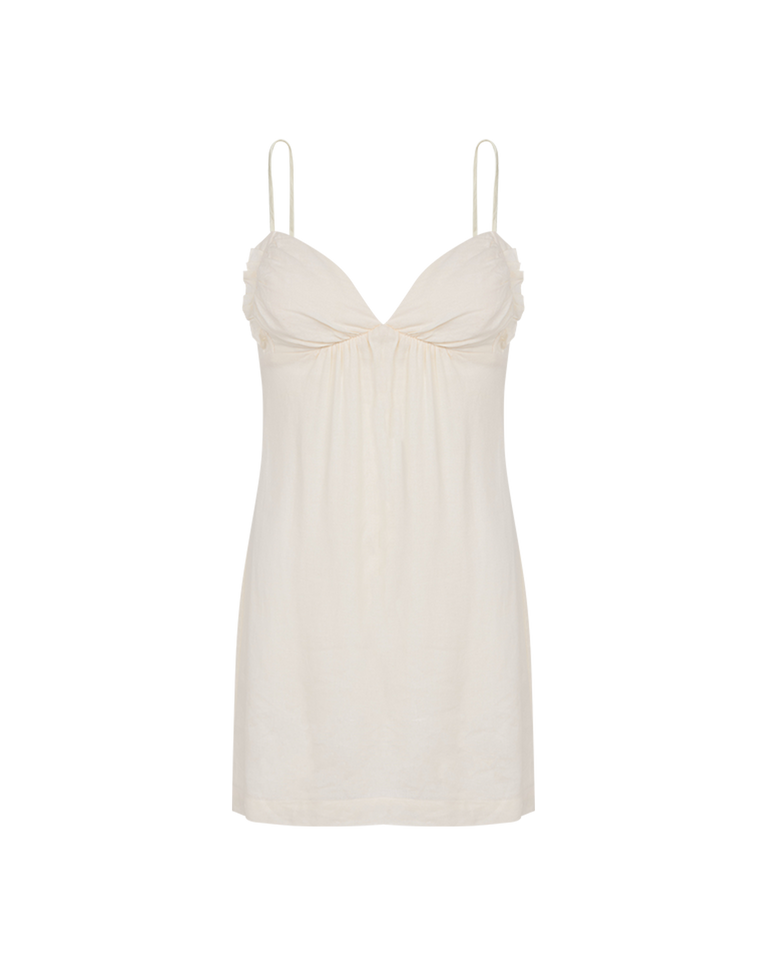 Kylie Short Dress - Off White XS