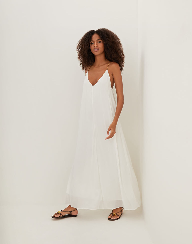 white long dress near me Dresses lined material and invisible side zipper provide a comfortable and flattering fit Women's White Formal Dresses &
