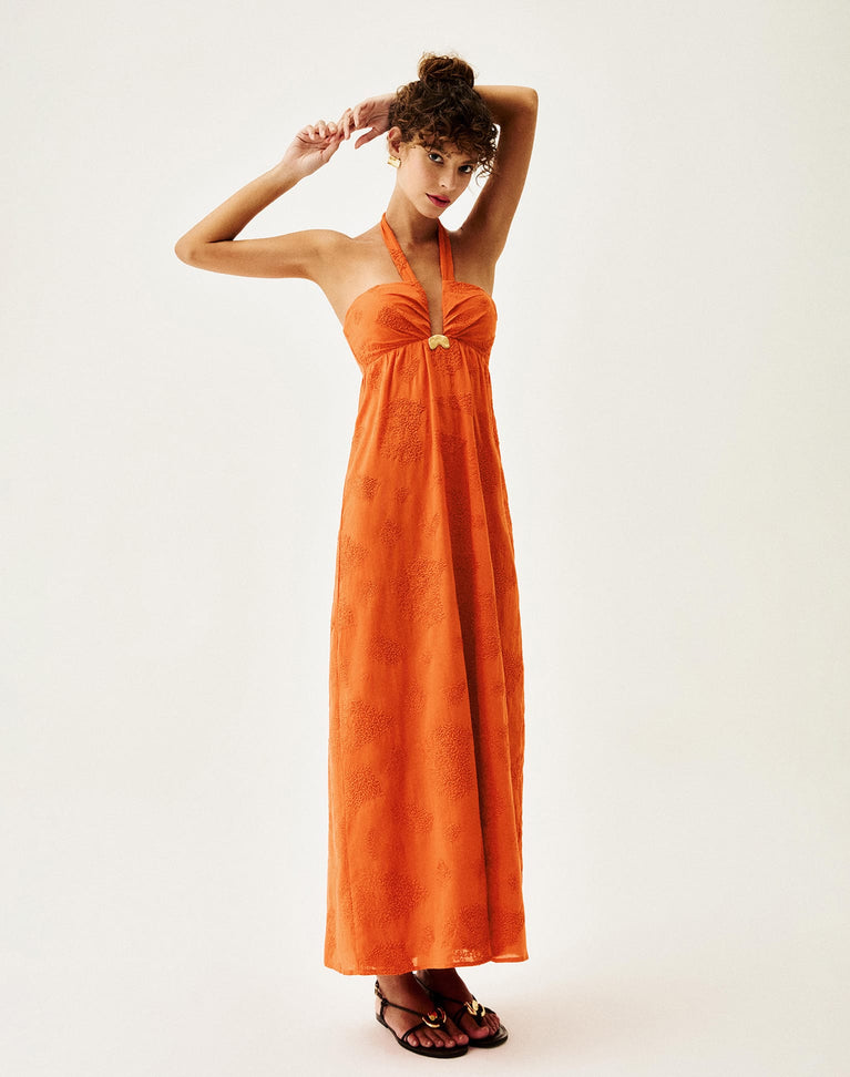 ViX Women's Pietra Maxi Dress (Exchange Only) - Marigold